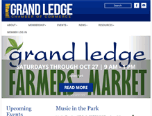 Tablet Screenshot of grandledgechamber.com